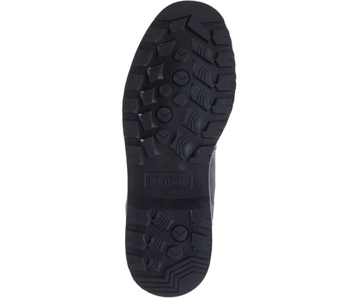 Wolverine Mens Floorhand WP Inch Steel Toe Work Boot Black