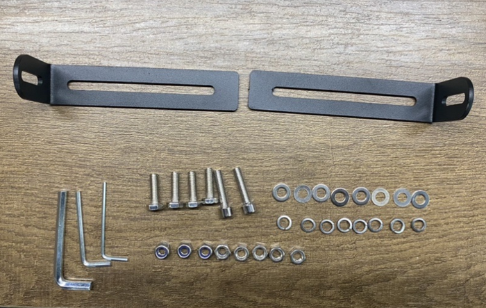 Xprite RX Series G9 Replacement L Brackets LED Chase Light Bar Mounting Brackets for UTV Roll Cage
