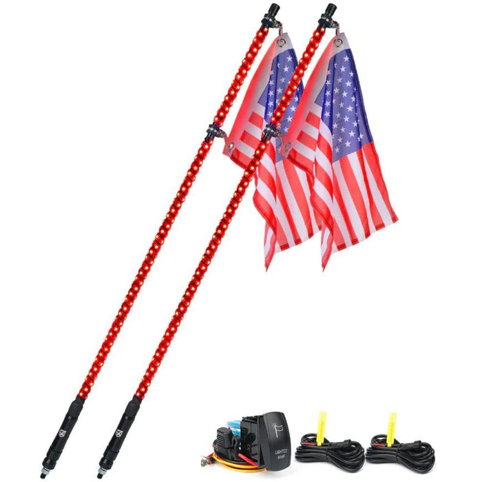 4ft / 2PC / Red